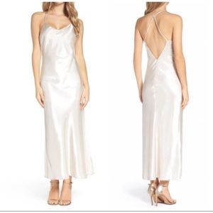 Bardot Pfeiffer Satin Slip Dress